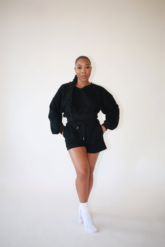 Alara Cropped Lounge Set